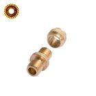 Precision Machining Brass CNC Turned Parts Ra3.2 Lathes Electroplating
